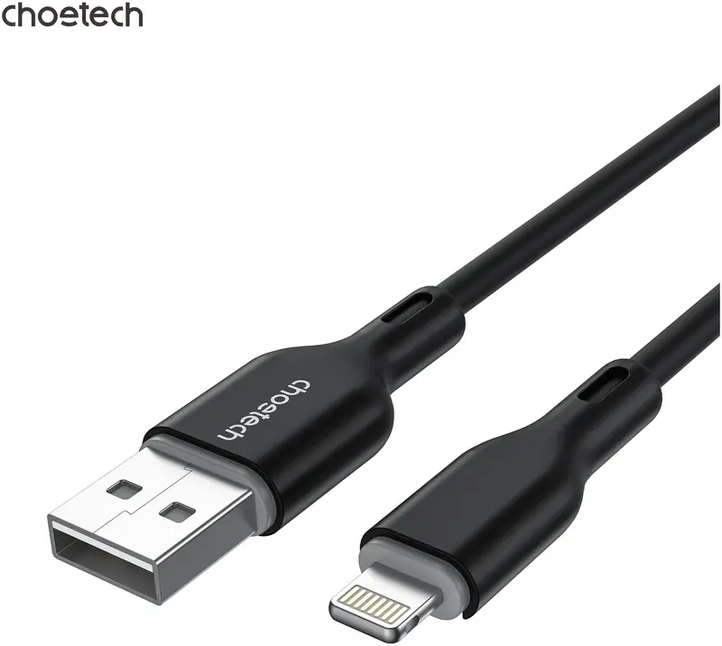 Choetech Xal-0003 2.4A Usb-A To Lighting Cable 1M - Black 1