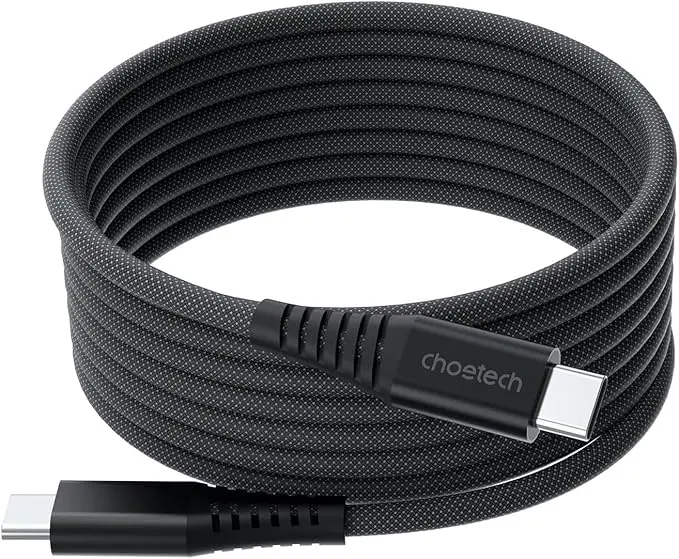 Choetech Xcc-1052 240W Magnetic Usb-C To Usb-C Cable 1.2M - Black 1