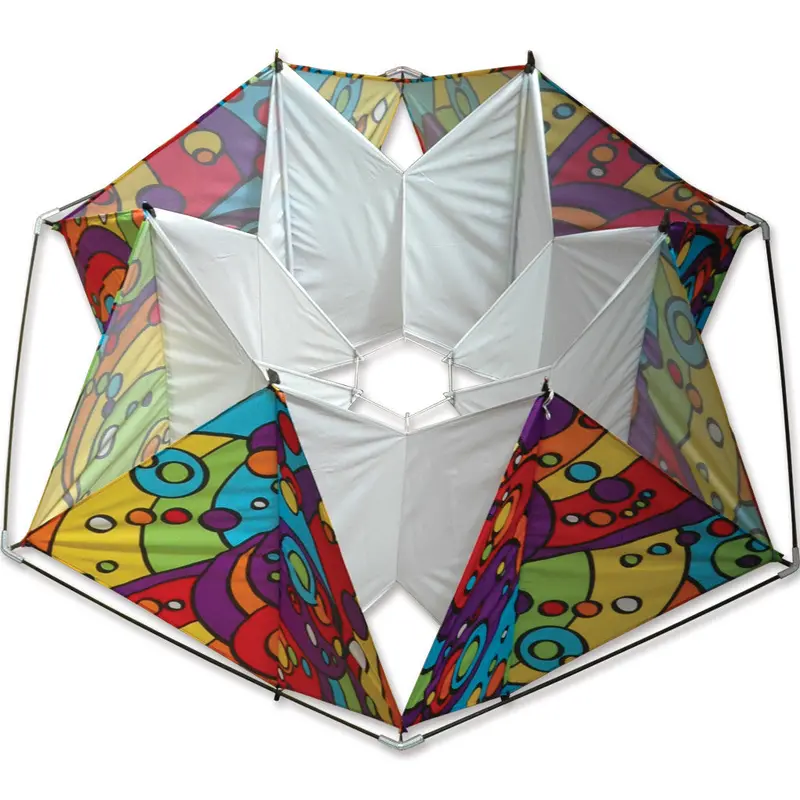 Clarke's Crystal Box Kite - Rainbow Orbit 1