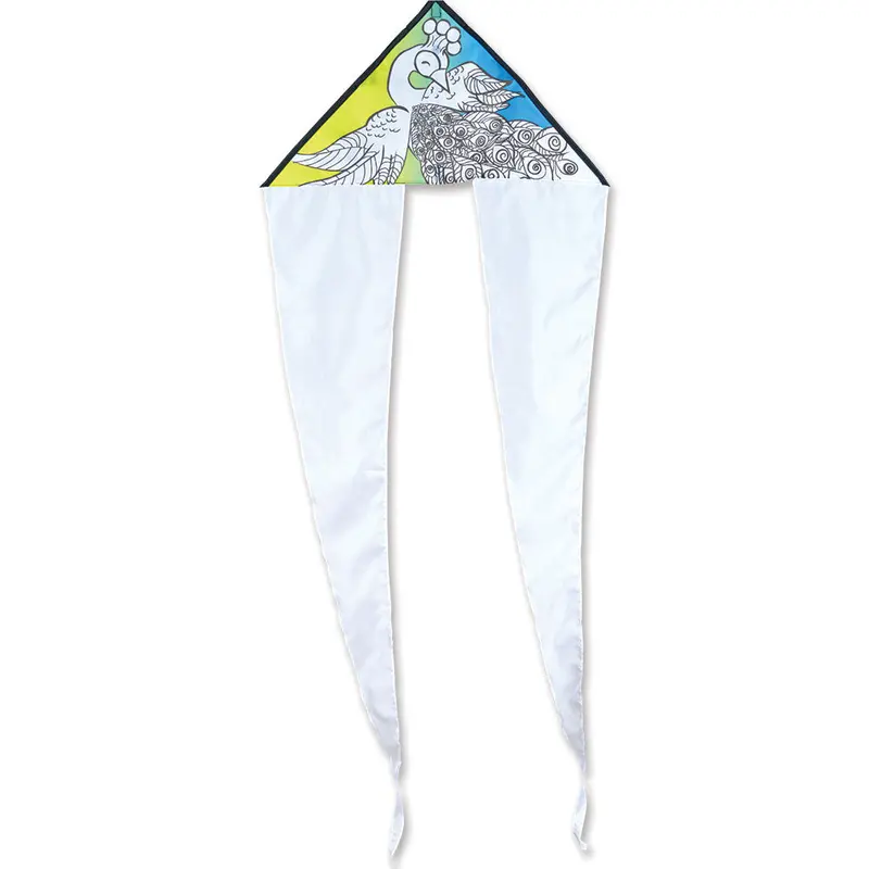 Coloring Kite - Peacock 1