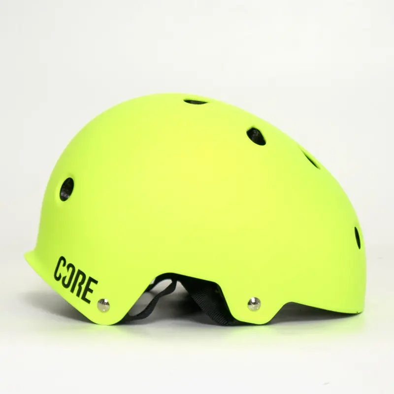 Core Action Sports Helmet - Neon Green 1