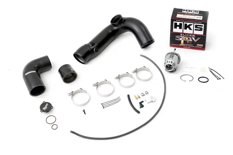 Cp-E "Exhale" Ford Focus Rs Cold Side Intercooler Hard Pipe With Hks Bov 1