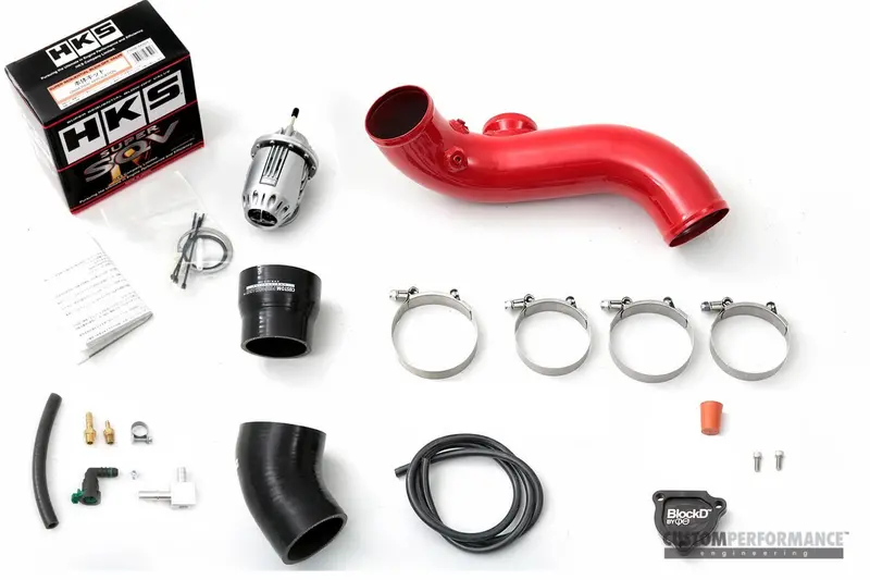 Cp-E Mustang Ecoboost "Exhale" Cold-Side Intercooler Hard-Pipe With Hks Bov Kit 3
