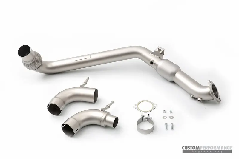 Cp-E Qkspl Ford Mustang Ecoboost Downpipe (Off Road & Catted) 1