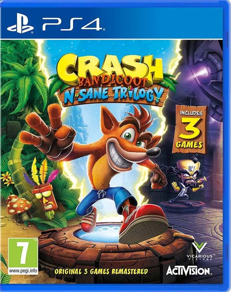 Crash Bandicoot N. Sane Trilogy For Playstation 4 "Region 2" 1