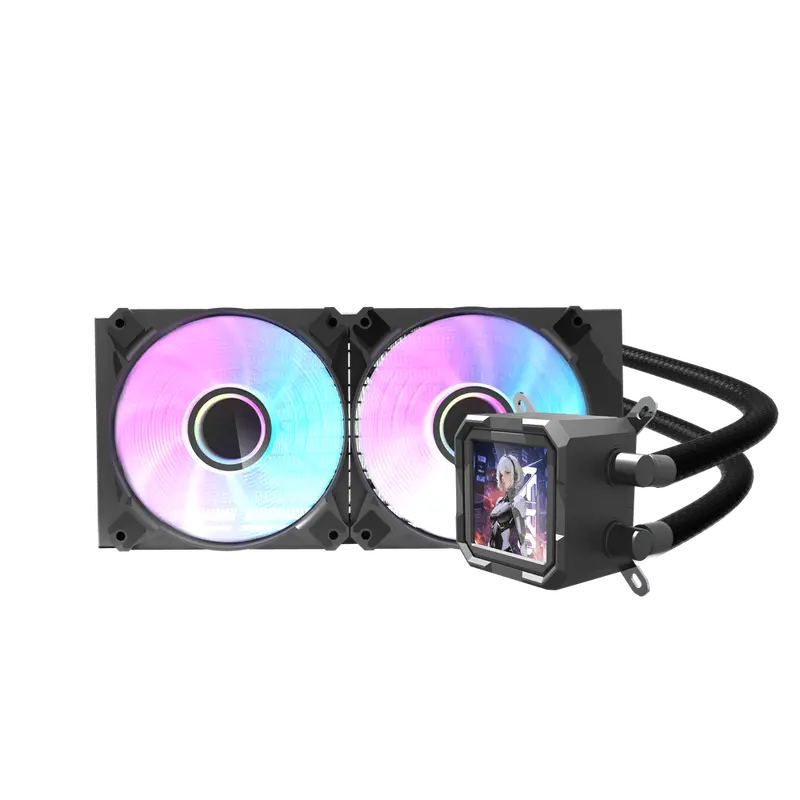 Darkflash Wave Series Dv240s All In One 240Mm Liquid Cpu Cooler - Black 1