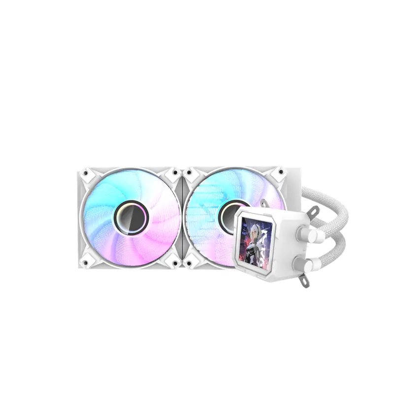 Darkflash Wave Series Dv240s All-In-One 240Mm Liquid Cpu Cooler, White 1