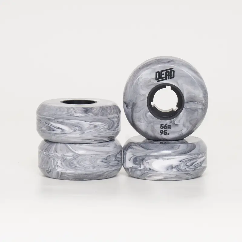 Dead Grey Marble 56Mm 95A Wheels 1