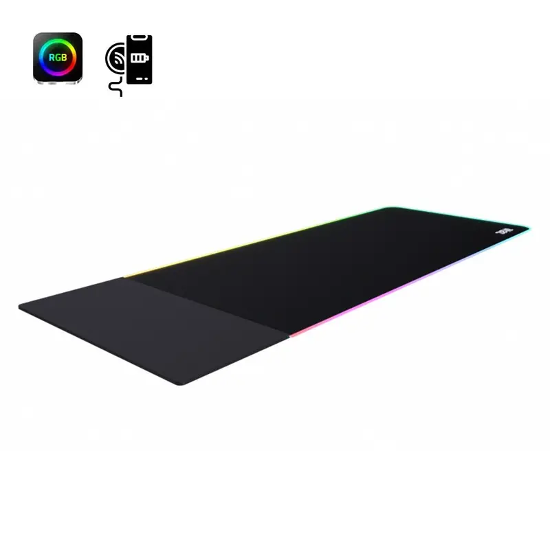 Devo Rgb Large Mousepad - Glowcharge 1