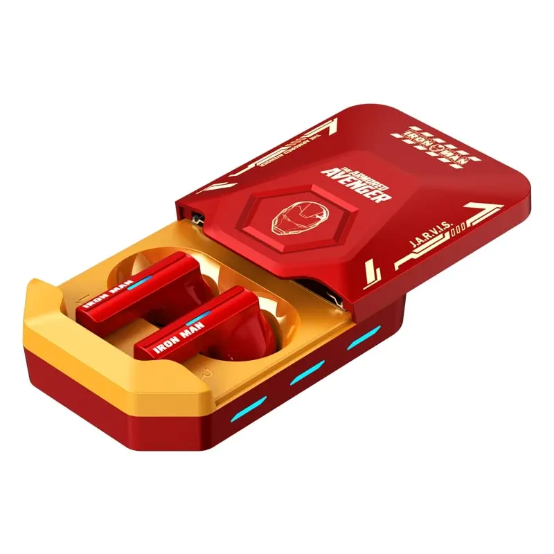 Disney Qs-X1 Bluetooth Earphones Iron Man Red 1