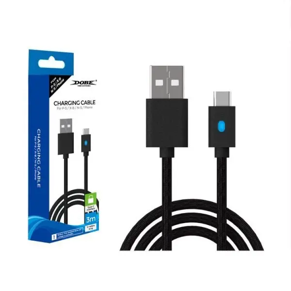 Dobe Ps5 Charging Cable 3M Ty-0803B 1