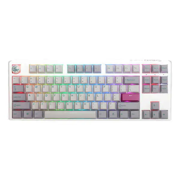 Ducky One 3 Tkl Pbt Hot Swap Blue
Switch Cherry Rgb Wired Mechanical Gaming
Keyboard Arabic - Mist Grey 1
