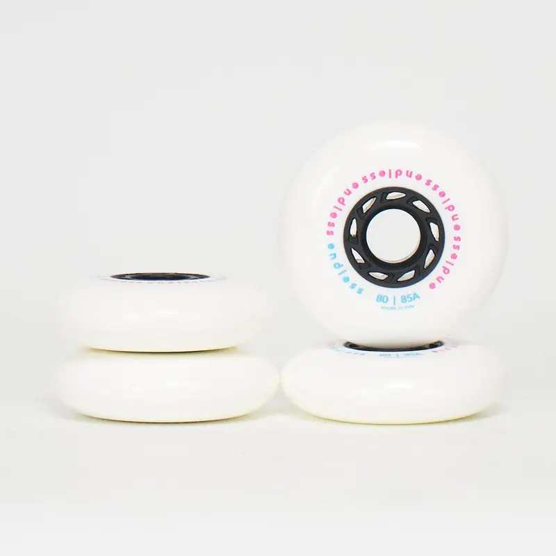 Endless 80Mm / 85A Wheels - White 1