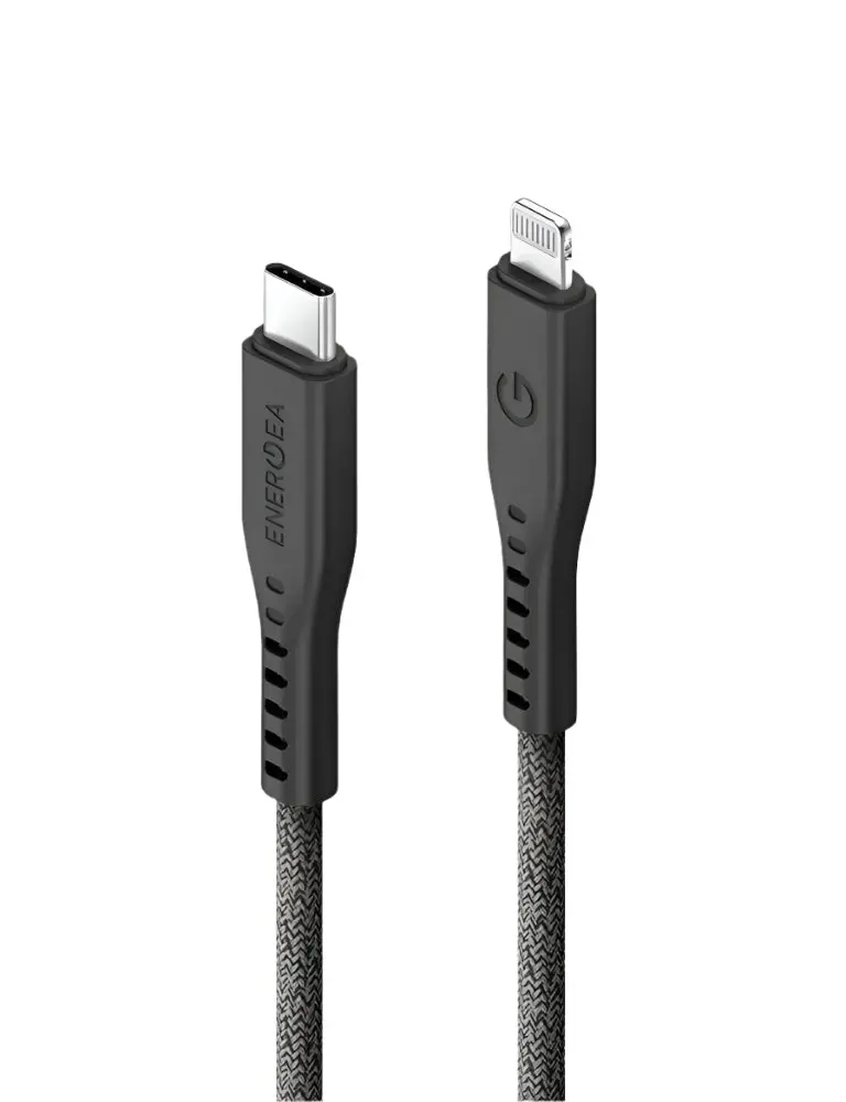 Energea Flow Usb-C To Lightning Cable 1.5M - Black 1