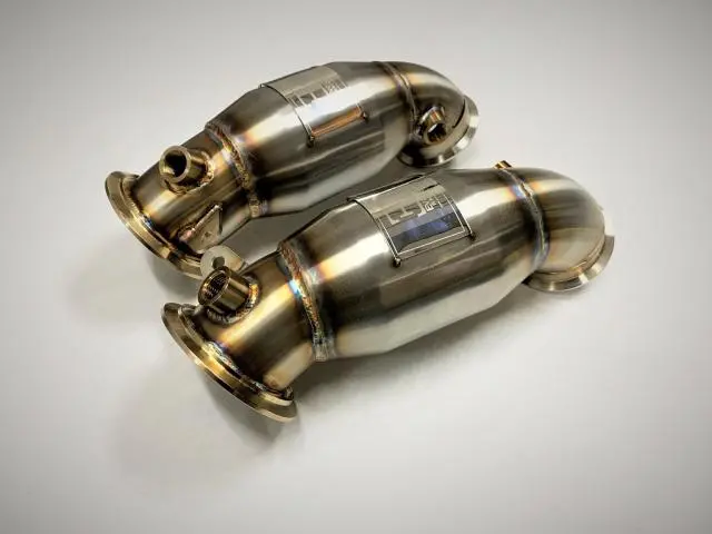 Evolution Racewerks - Sport Series High-Flow Catted Primary Downpipes (Stainless) - Bmw F95/F96 X5m/X6m 1