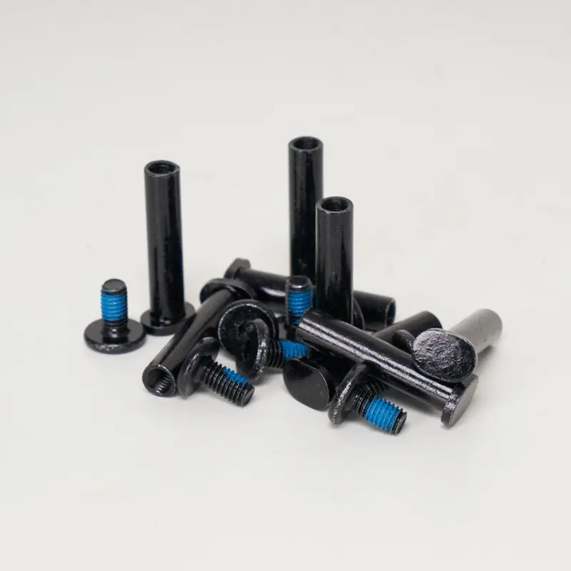 Fifty- 50 Axles For Prime And Balance 2 Frames - Replacement Bolts - Black 1