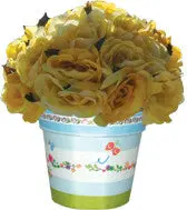 Flower Pot Cover - Butterflies 1