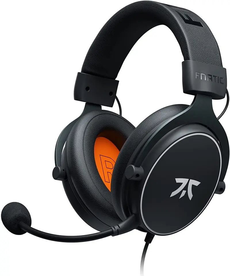 Fnatic React Gaming Headset For Esports With 53Mm Drivers (Aux) For Pc, Ps4, Ps5, Xbox 1