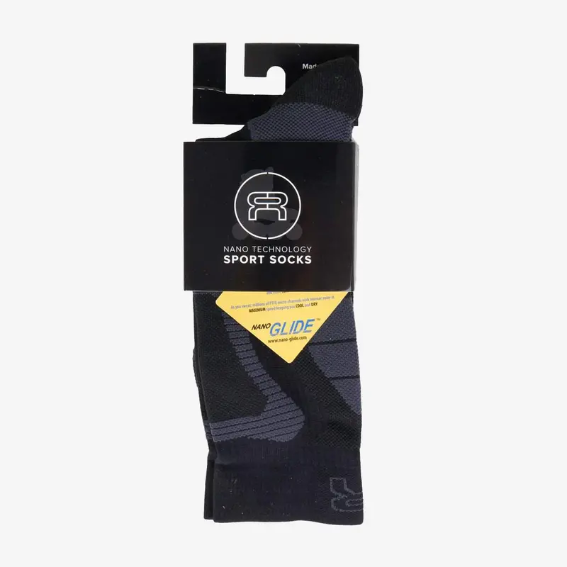 Fr Nano Sports Sock - Black / Grey 1
