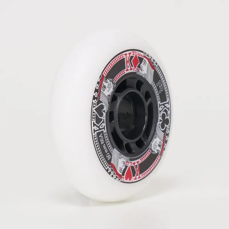Fr Street Kings 76Mm Wheels - White (Singles) 1