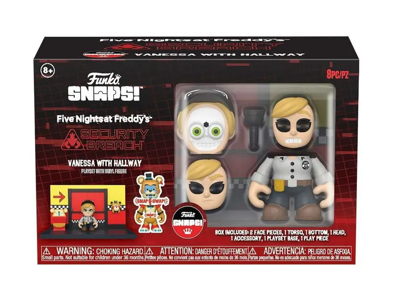 Funko Snap Playset! Games: Five Nights At Freddy's - Hallway Add-On With Vanessa 1