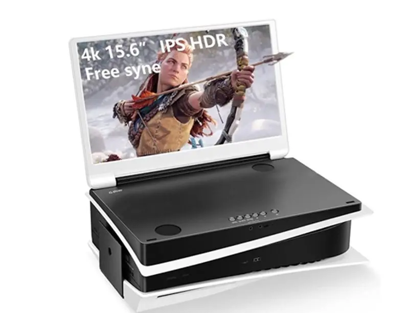 G-Story 15.6" Ips 4K 60Hz Ps5 Portable Monitor Gaming Display Integrated 1