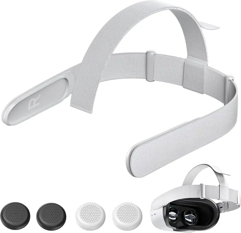 Gamax Oculus Quest 2 Head Strap  White 1