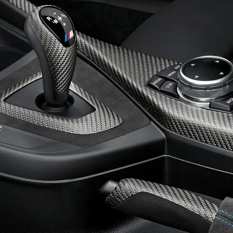 Genuine Bmw - M Performance Carbon Fiber And Alcantara Double-Clutch Transmission Interior Equipment Kit  - Bmw F87 M2 1