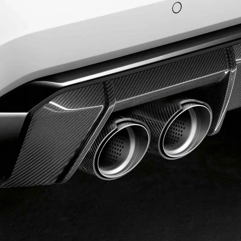 Genuine Bmw - M Performance Exhaust Tips In Carbon Fiber/Titanium - Bmw G8x M2/M3/M4 1