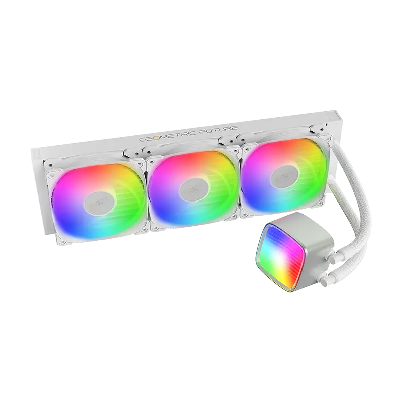 Geometric Future Eskimo Pro 36W 360Mm Aio Liquid Cooler, White 1