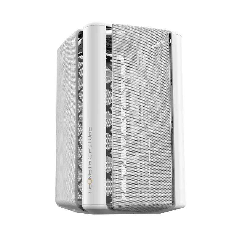 Geometric Future Model 2 Ark Mini Tower Mesh Case - White 1