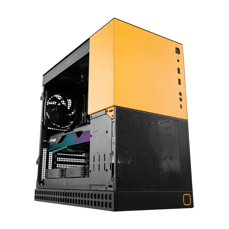 Geometric Future Model 4 King Arthur Compact 35L Atx Pc Case, Black 1