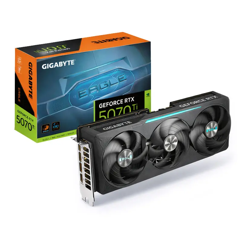 Gigabyte Geforce Rtx 5070 Ti Eagle Oc Sff 16G Gaming Graphics Card - Black 1