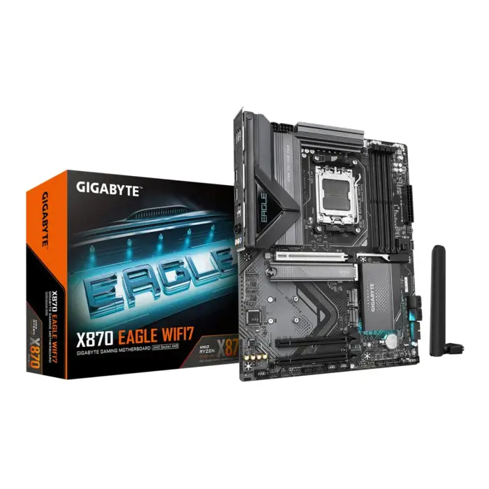 Gigabyte X870 Eagle Wifi7 1.1 Ddr5 Motherboard, Black 1