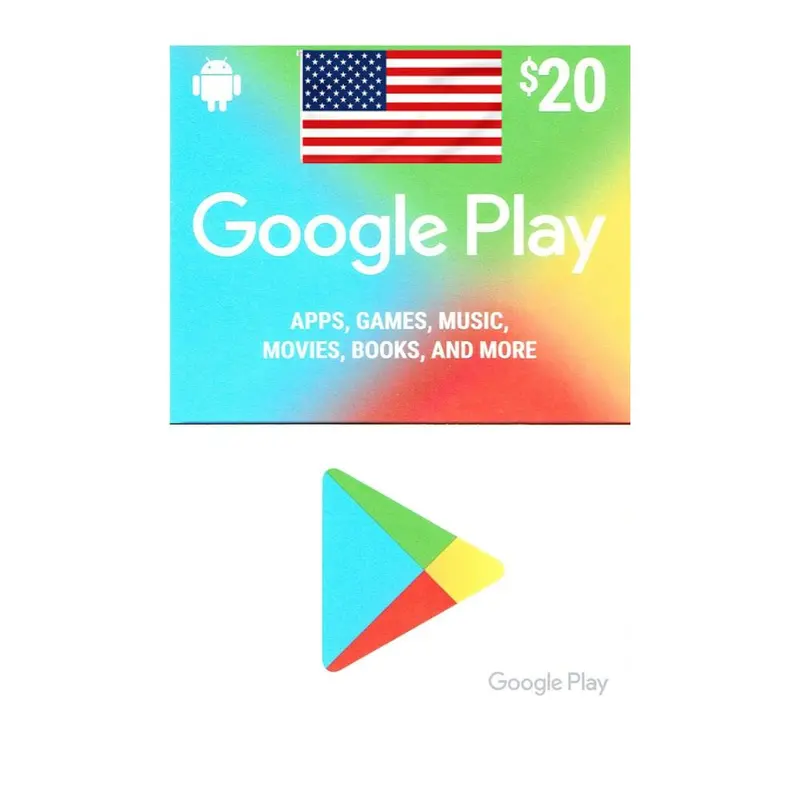 Google Play Gift Card 20$ - Usa (Send By Sms) 1