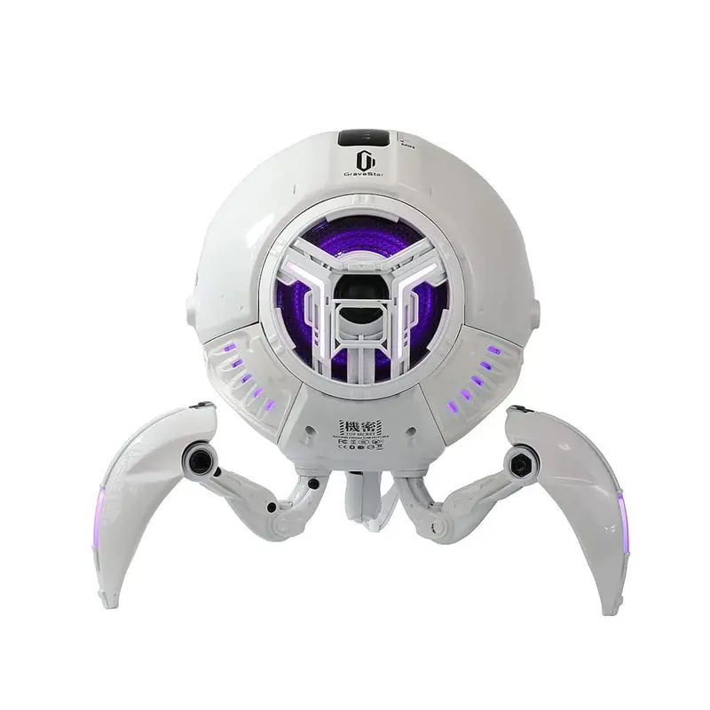 Gravastar Mars Pro Bluetooth 5.0 Speaker With Bass Boost And Stereo Sound - White 1