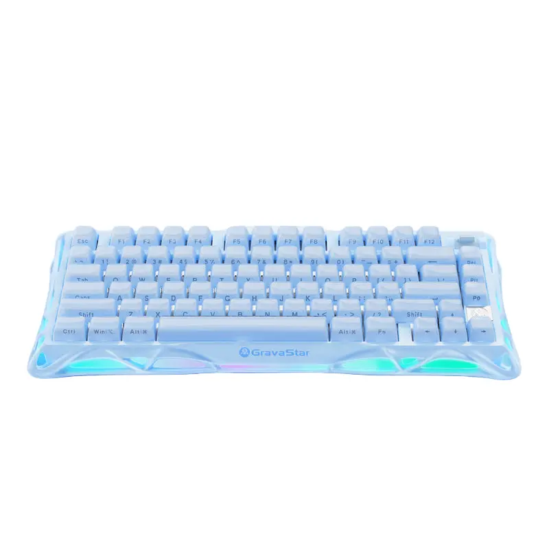 Gravastar Mercury K1 75% Wireless Mechanical Gaming Keyboard_Special Edition - Ice Blue 1