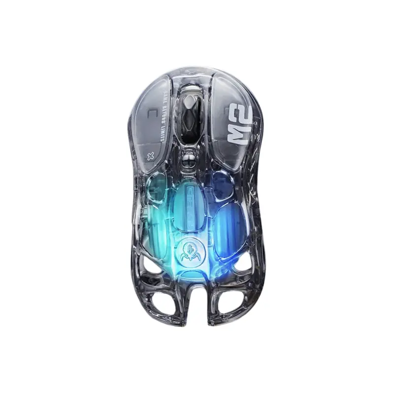 Gravastar Mercury M2 Wireless Gaming Mouse - Transparent Black 1