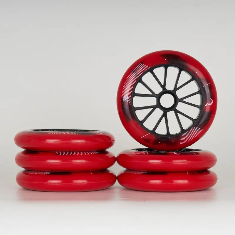 Ground Control Ur Galaxy 125Mm Red Wheels (6 Pack) 1
