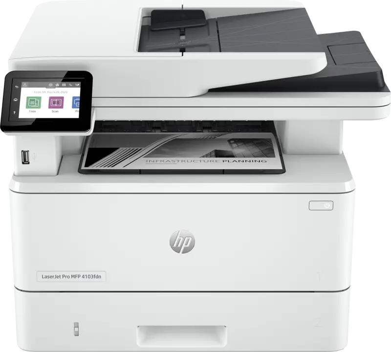 Hp Lj Pro Mfp 4103Fdn Printer 1Yw 1