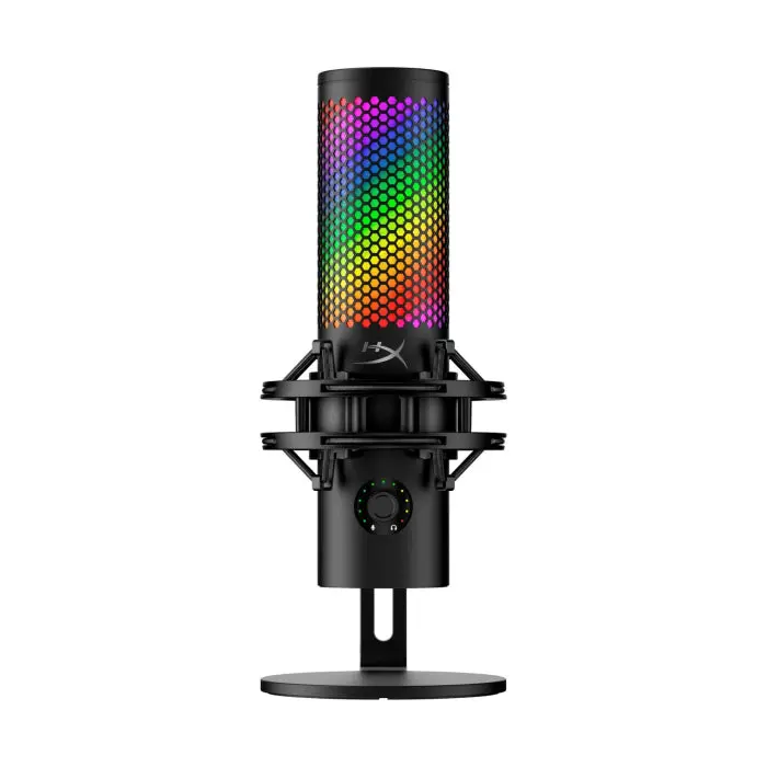 Hyperx Quad Cast 2 S Future Ready Audio 100+ Customizable Argb Leds, Tap-To-Mute, Multifunction Controls For Pc & Mac - Black 1