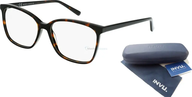 Invu Optical Frames Matt Dark Demi B4219b 1