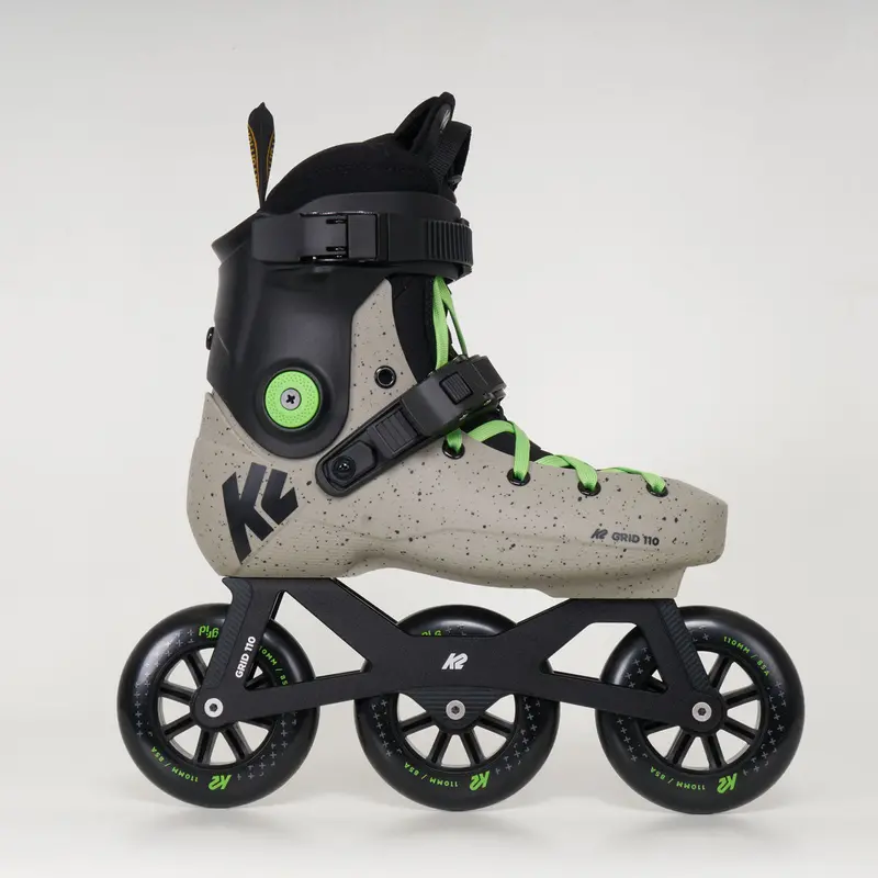 K2 Grid 110 Premium 3-Wheel Inline Skates - Unisex - With Intuition Liners 1