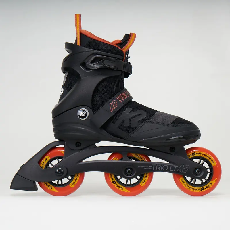 K2 Trio Lt 100 Men's Inline Skates (Black/Orange) 1