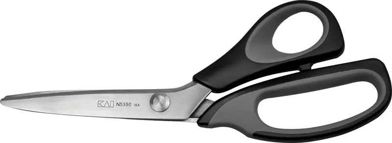 Kai® N5350 9 1/4" Pinking Scissors - Stainless Steel Shears 1