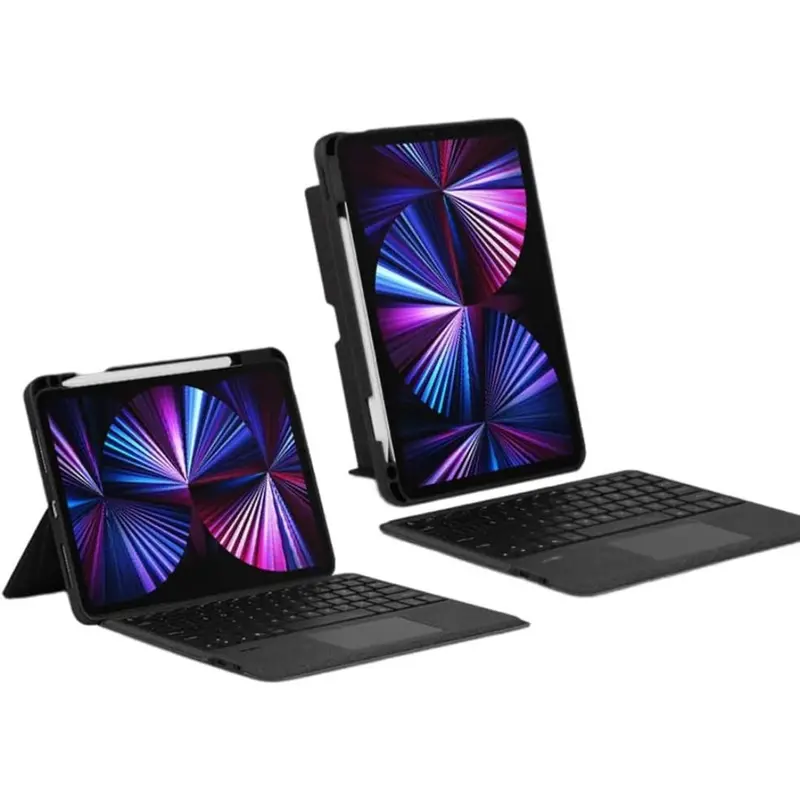 Keyboard Case For Ipad Pro 13 (2024) Support Arabic - Black 1