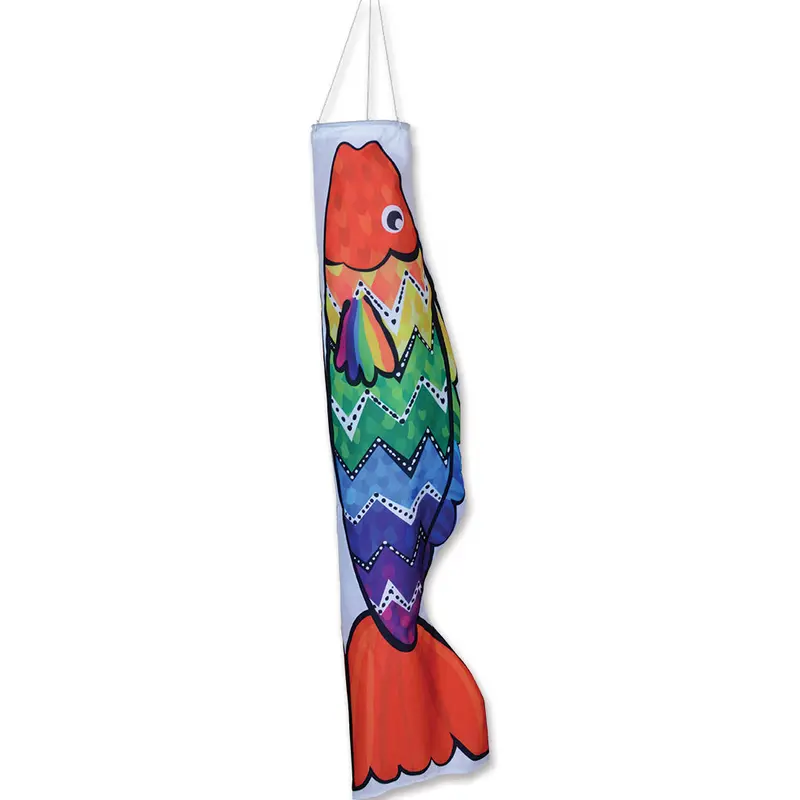Koi Windsock - Zigzag Rainbow Fish 1