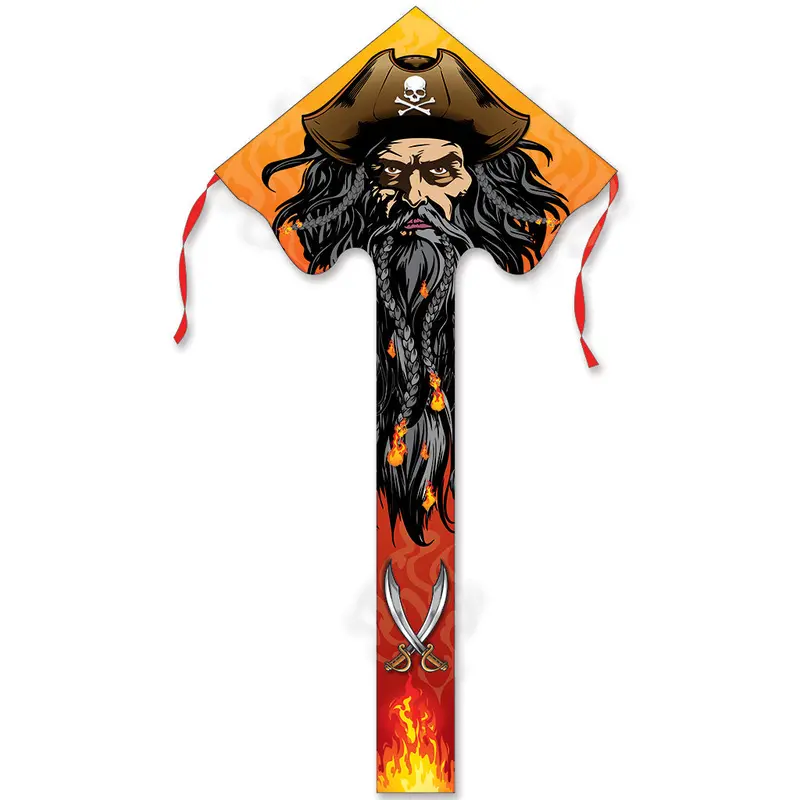 Large Easy Flyer Kite - Blackbeard Pirate 1