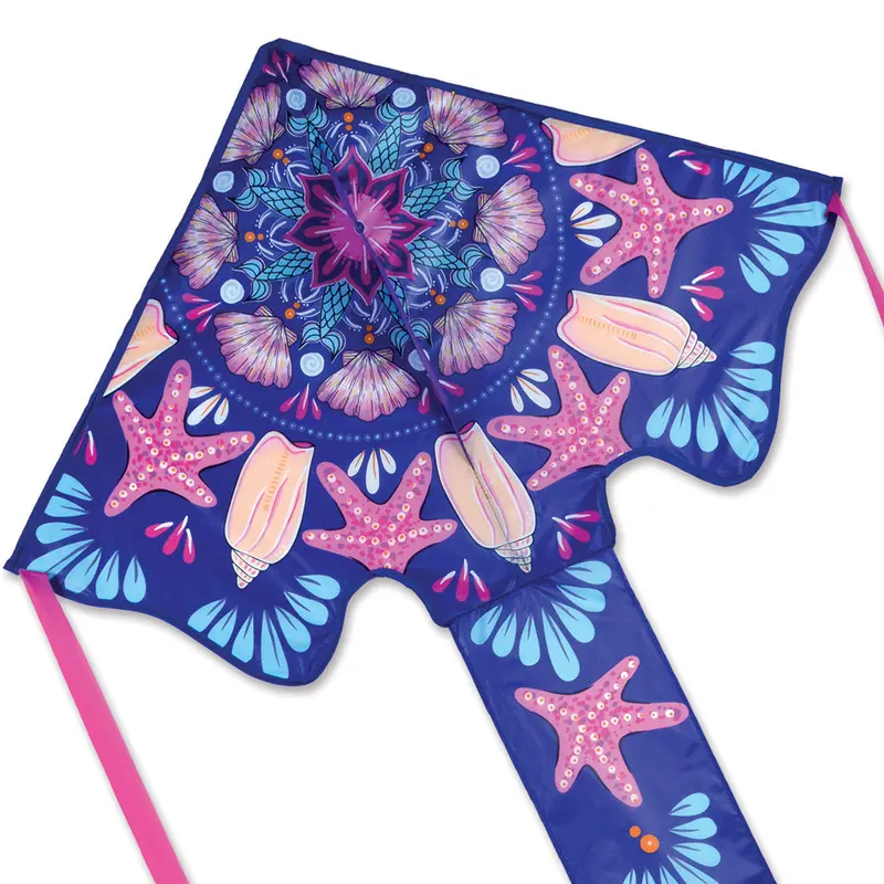 Large Easy Flyer Kite - Mermaid Mandala 1
