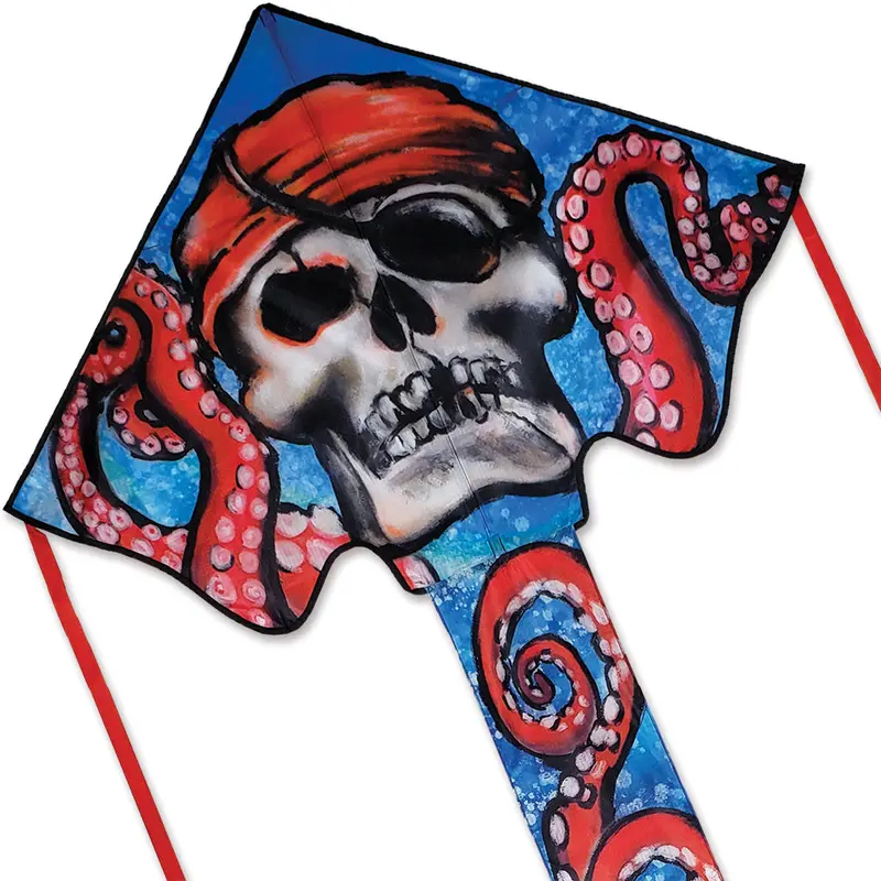 Large Easy Flyer Kite - Pirate Octopus 1
